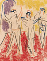 Drei Tanzerinnen - Ernst Ludwig Kirchner