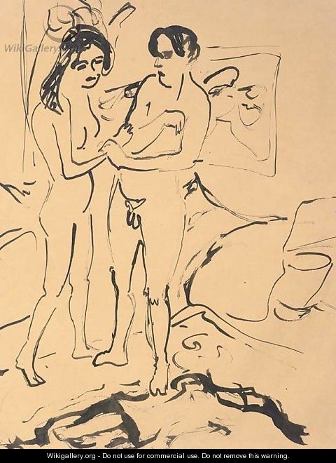 Das Paar - Ernst Ludwig Kirchner