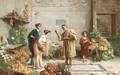 At the Fruit Sellers - Ettore Forti