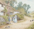 At the cottage gate - Etheline Eva Dell