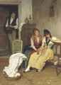 After the quarrel - Eugene de Blaas