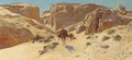 A Desert Caravan, Algeria - Eugène-Alexis Girardet