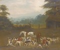 The pack returning from the hunt - English School