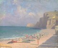 A summer's day at the beach - English School