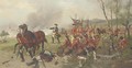 George II at the Battle of Dettingen 'George dismounted, drew his sword and put himself at the head of the troops exclaiming - Ernest Crofts