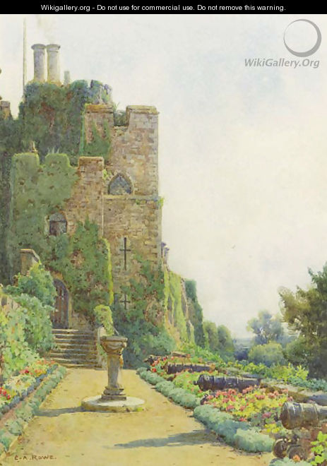 The Gun Terrace, Berkeley Castle, Gloucestershire - Ernest Arthur Rowe