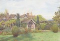The gardens at Great Tangley Manor, near Guildford, Surrey - Ernest Arthur Rowe