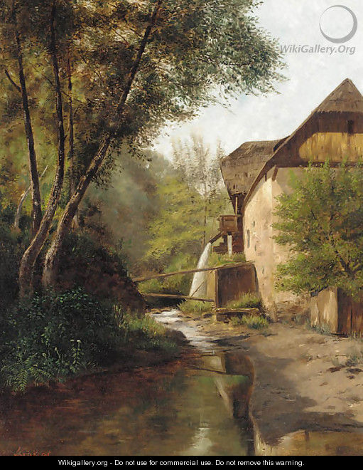 A watermill - Ernst Krickl