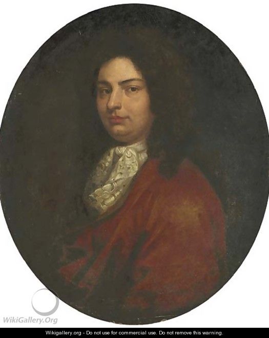 Portrait of a gentleman, identified as John Francis Vigani - English School