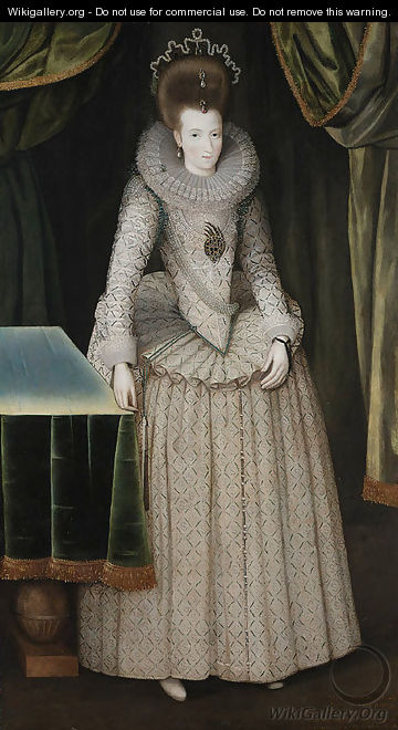 Portrait of a Lady traditionally identified as Elizabeth - English School