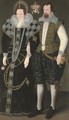 Double portrait of Sir Reginald (c.1564-1639) and Lady Mohun - English School