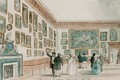 Illustrations of the interior of Hampton Court Palace - English School