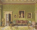 Study of a drawing-room interior - English School