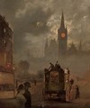 St. Pancras at night - English School