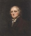 Portrait of gentleman, small bust-length, in brown jacket - English School
