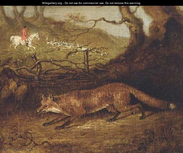 The fox and hunt - English School