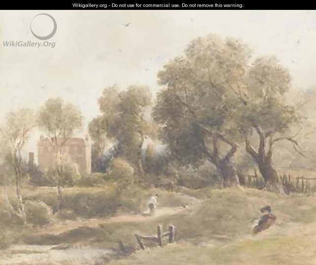 The birthplace of John Constable, East Bergholt, Suffolk - English School