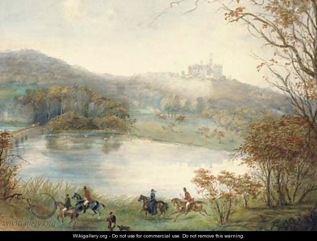 The Belvoir hunt - English School - WikiGallery.org, the largest ...