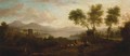 An extensive landscape with shepherds - (after) Huysum, Jan van