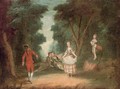 A fete champetre 2 - (after) Watteau, Jean Antoine