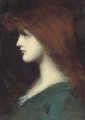 Portrait Of A Lady In Profile - (after) Jean-Jacques Henner