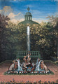 A fantastical animal fountain in the Bosquet du Labyrinthe, Chateau de Versailles - (after) Jean II Cotelle