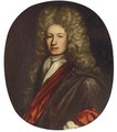 Portrait of William Rawson of Bradford Manor House, bust-length, in red robes and white stock - (attr.to) Closterman, Johann