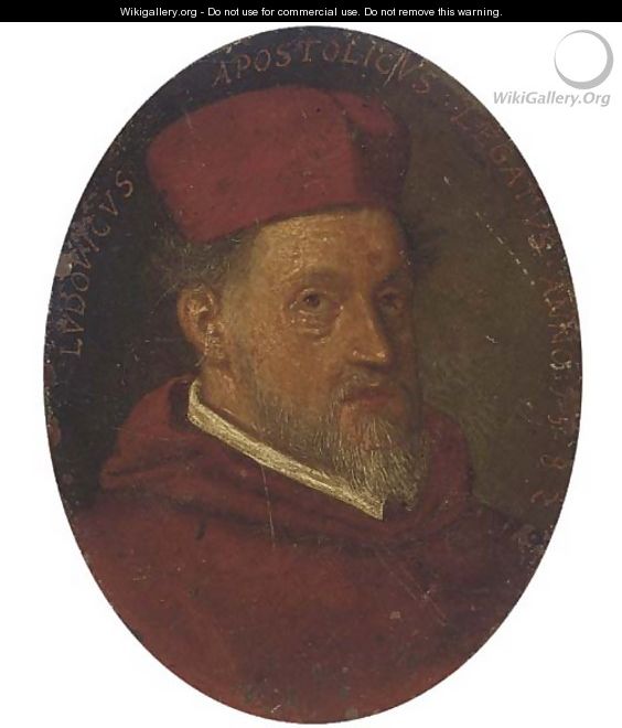 Portrait of a Cardinal - (after) Jacopo Tintoretto (Robusti)