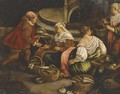 Vegetable sellers - (after) Jacopo Bassano (Jacopo Da Ponte)