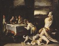 Dives and Lazarus - (after) Jacopo Bassano (Jacopo Da Ponte)
