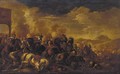 A cavalry engagement 5 - (after) Jacques (Le Bourguignon) Courtois