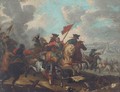 A cavalry engagement 4 - (after) Jacques (Le Bourguignon) Courtois