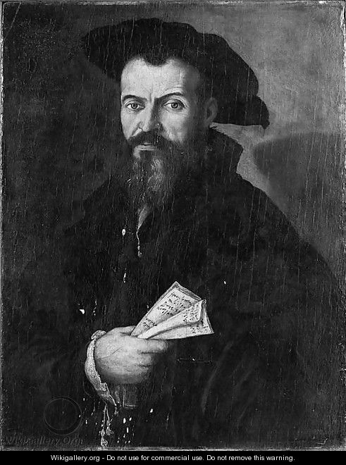 Portrait of a nobleman - (after) Jan Cornelisz. Vermeyen