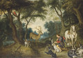 The Vision of Saint Hubert - (after) Rubens, Peter Paul