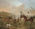 A coursing party in a landscape - (after) James Seymour