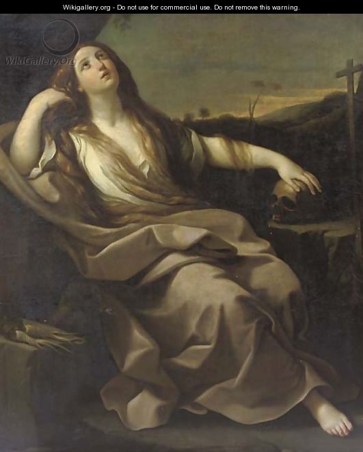 The Penitent Mary Magdalene - (after) Guido Reni