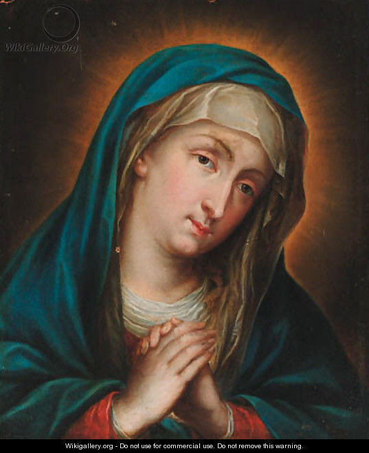 The Madonna at prayer - (after) Guido Reni