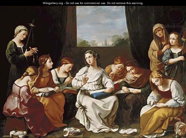 The Adolescence of the Virgin - (after) Guido Reni