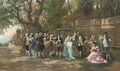 Concerto in giardino - (after) Guglielmo Innocenti