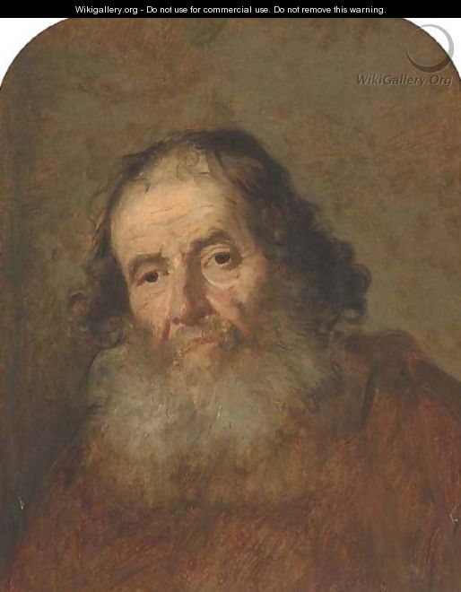 A bearded man - (after) Govert Teunisz. Flinck