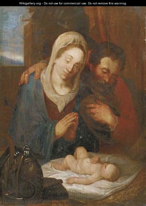 The Holy Family - (after) Hendrick Goltzius