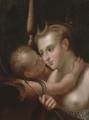 Venus and Cupid - (after) Hans Von Aachen