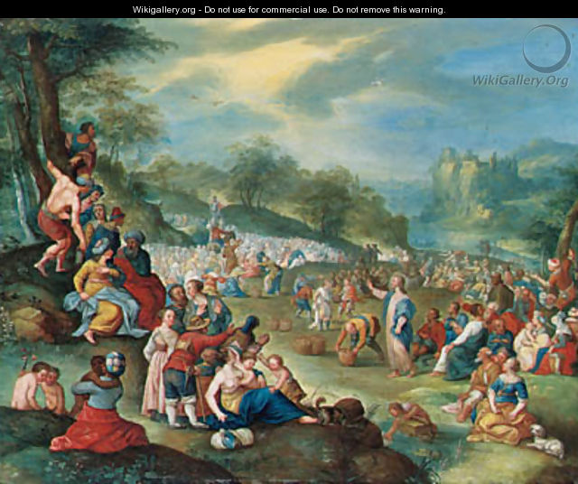 The Feeding of the Five Thousand - (after) Hieronymous III Francken