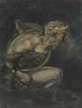Crowned figure with lightening - (after) Fuseli, Henry (Fussli, Johann Heinrich)