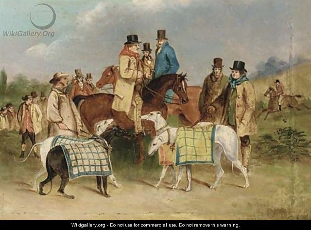 Before the course; and Releasing the hare - (after) Henry Alken