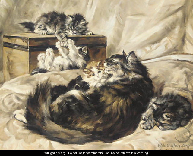 Family time - (after) Henriette Ronner-Knip
