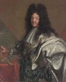 Portrait of King Louis XIV of France, three-quarter-length - (after) Hyacinthe Rigaud