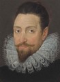Portrait of Sir Walter Raleigh - (after) George Gower