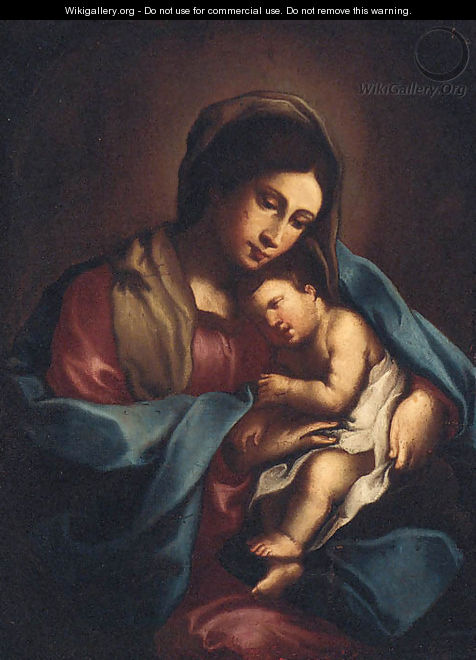 The Madonna and Child - (after) Giovanni Francesco Guercino (BARBIERI)