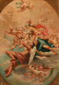 The Triumph of Minerva, in a painted oval, the corners made up - (after) Giovanni Battista Tiepolo